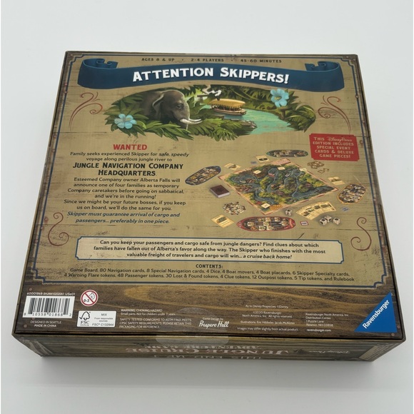 Disney Parks Jungle Cruise Adventure Game-NIB/NWT - Picture 2 of 3